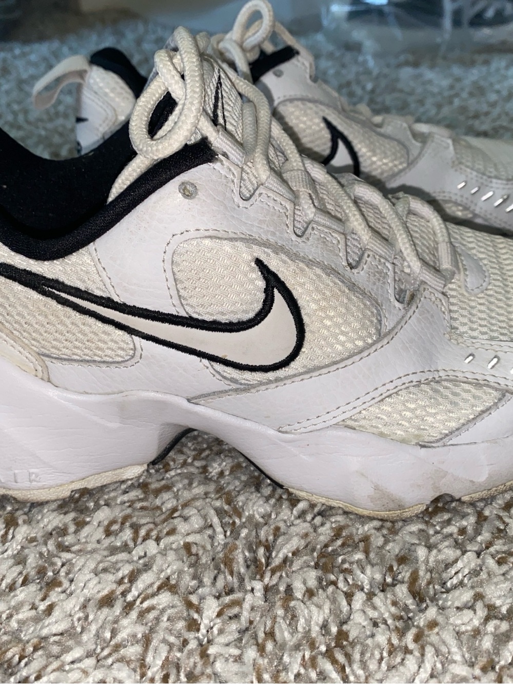Nike Air White Sneakers with black details